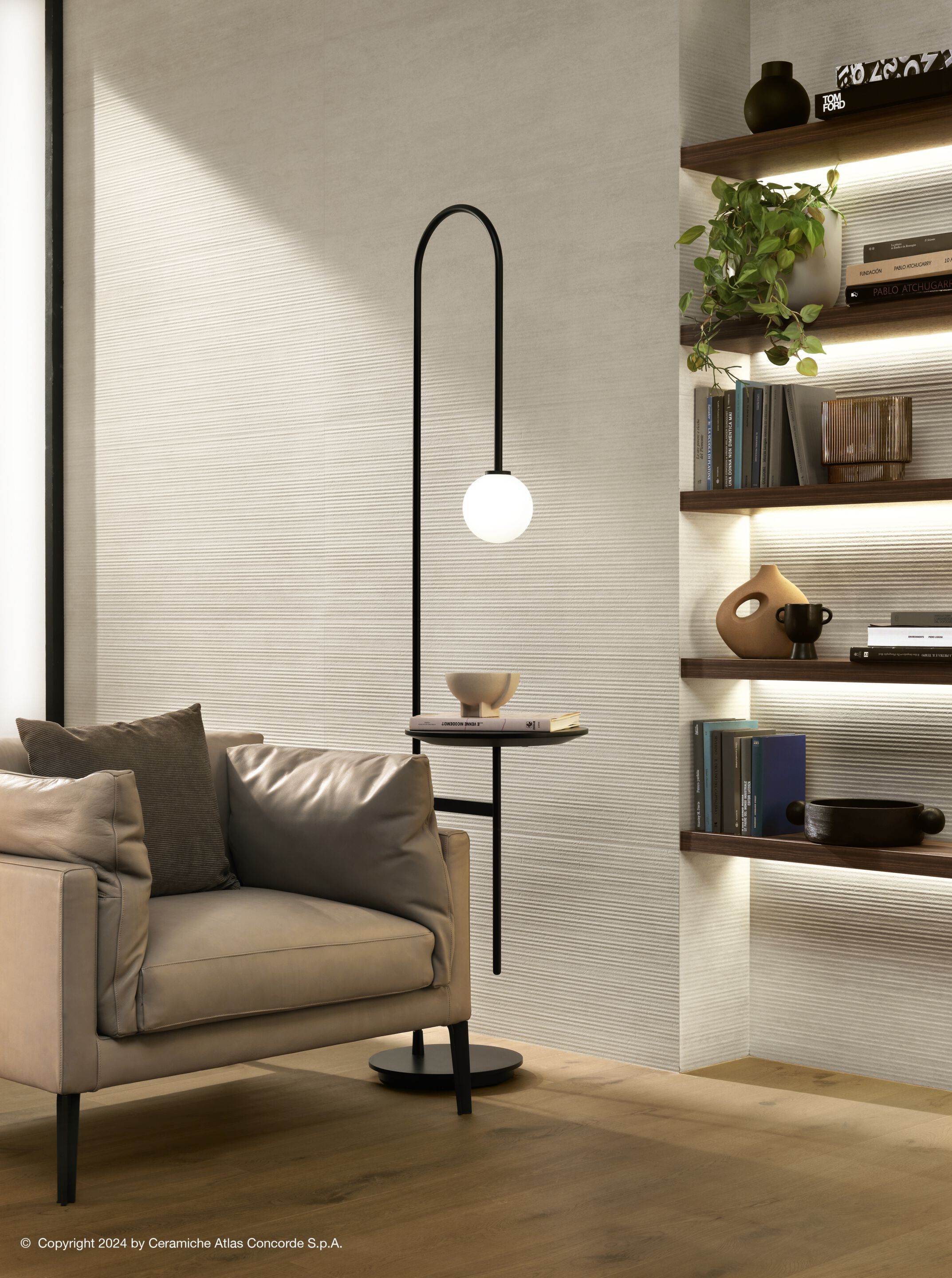 Трехмерная облицовка керамогранита с мраморным эффектом для интерьера Atlas Concorde ARCH-00125054 - Вид №24