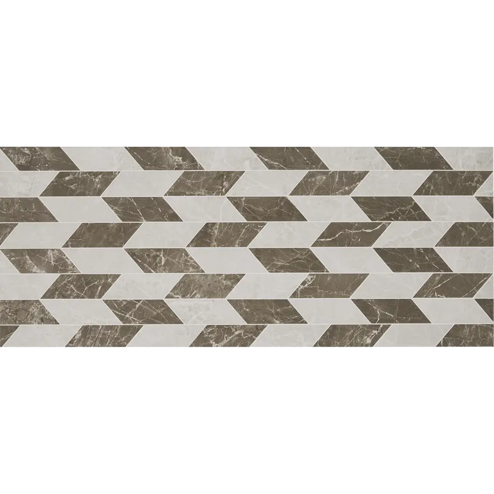 Декор настенный Kerama Marazzi Феррара-Фоджа VT/A589/7000 20x50 см матовый цвет белый коричневый 87653963 STLM-2029994 - Вид №1