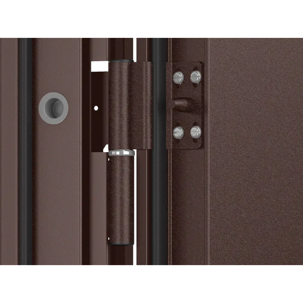 Дверь входная металлическая Оптим 88x205 см правая белый дуб DOORHAN STLM-2049343 - Вид №3