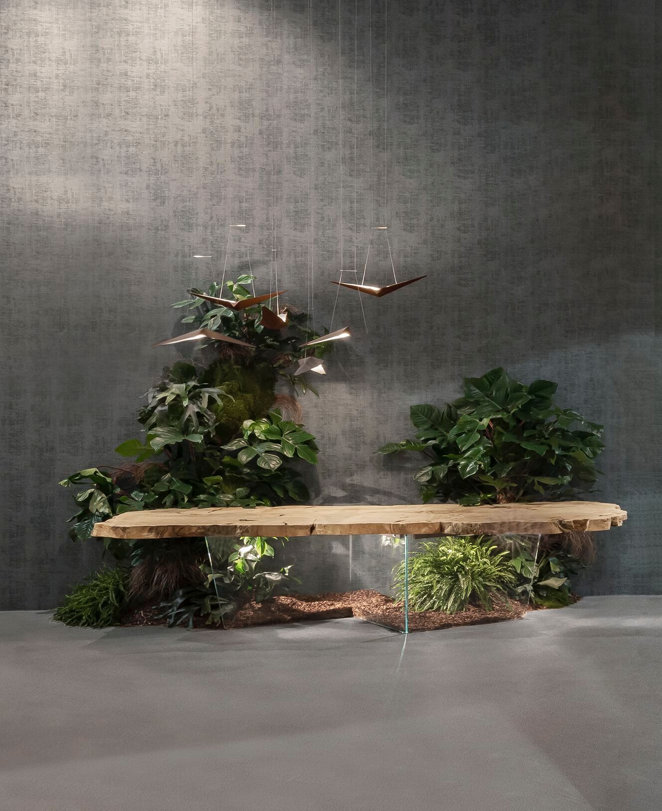 Обеденный стол из дерева и стекла Bizzotto Italia ARCH-00082149 - Вид №10