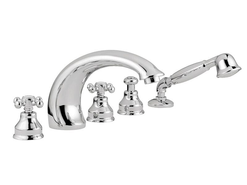 Хромированный латунный кран с 5 отверстиями Bugnatese Lady ARCH-00001405