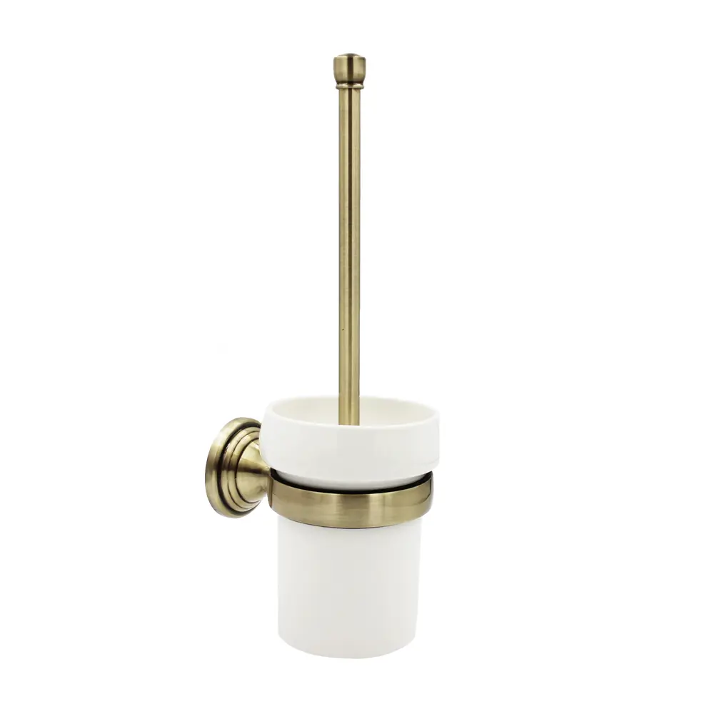 BATH PLUS Bronx Gold - Подвесной ёршик для унитаза в золотом исполнении 89384525 STLM-1562966