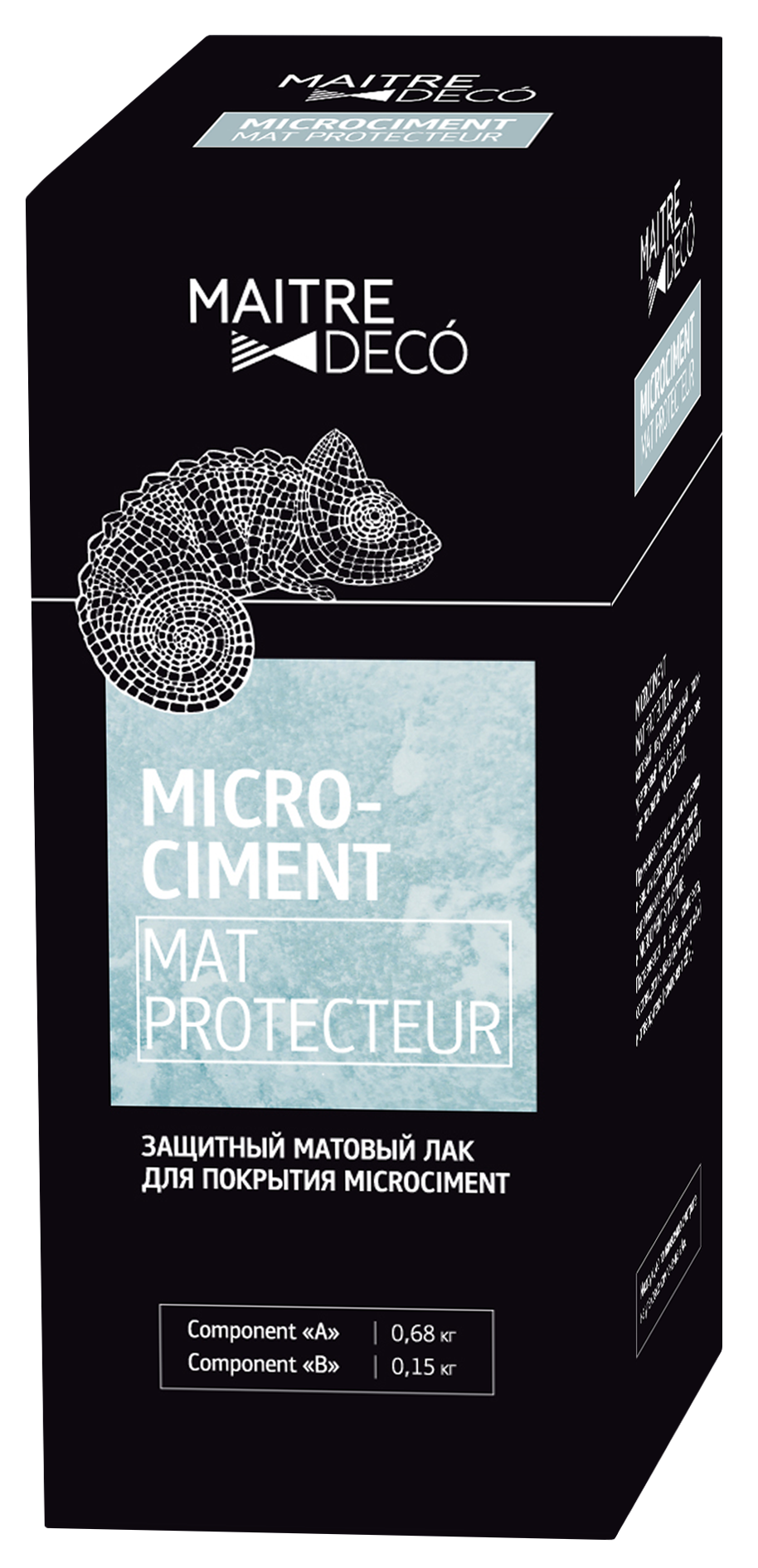 82891356 Защитный лак «Microciment Protecteur» 2 компонента 0.83 кг STLM-0037610 MAITRE DECO