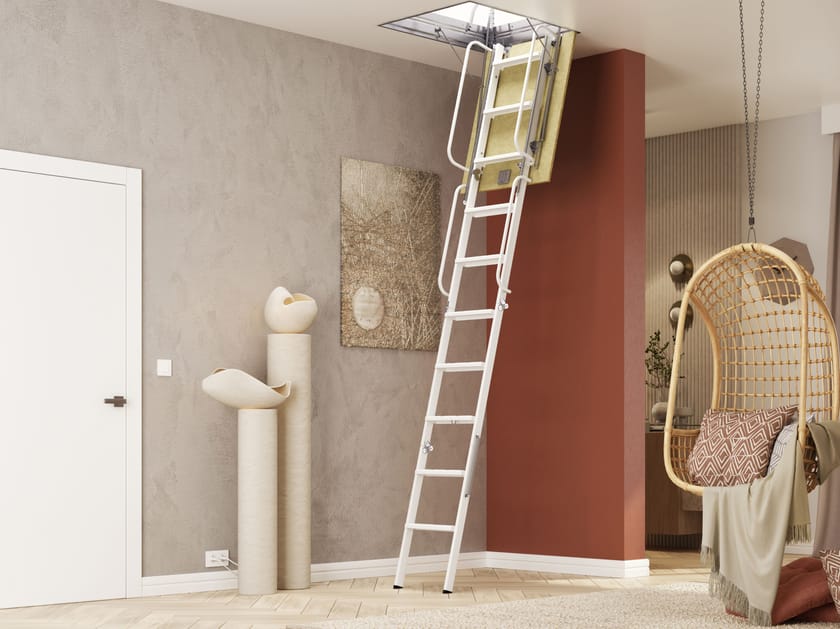 Стальная выдвижная лестница Scrigno EASY ARCH-00034843