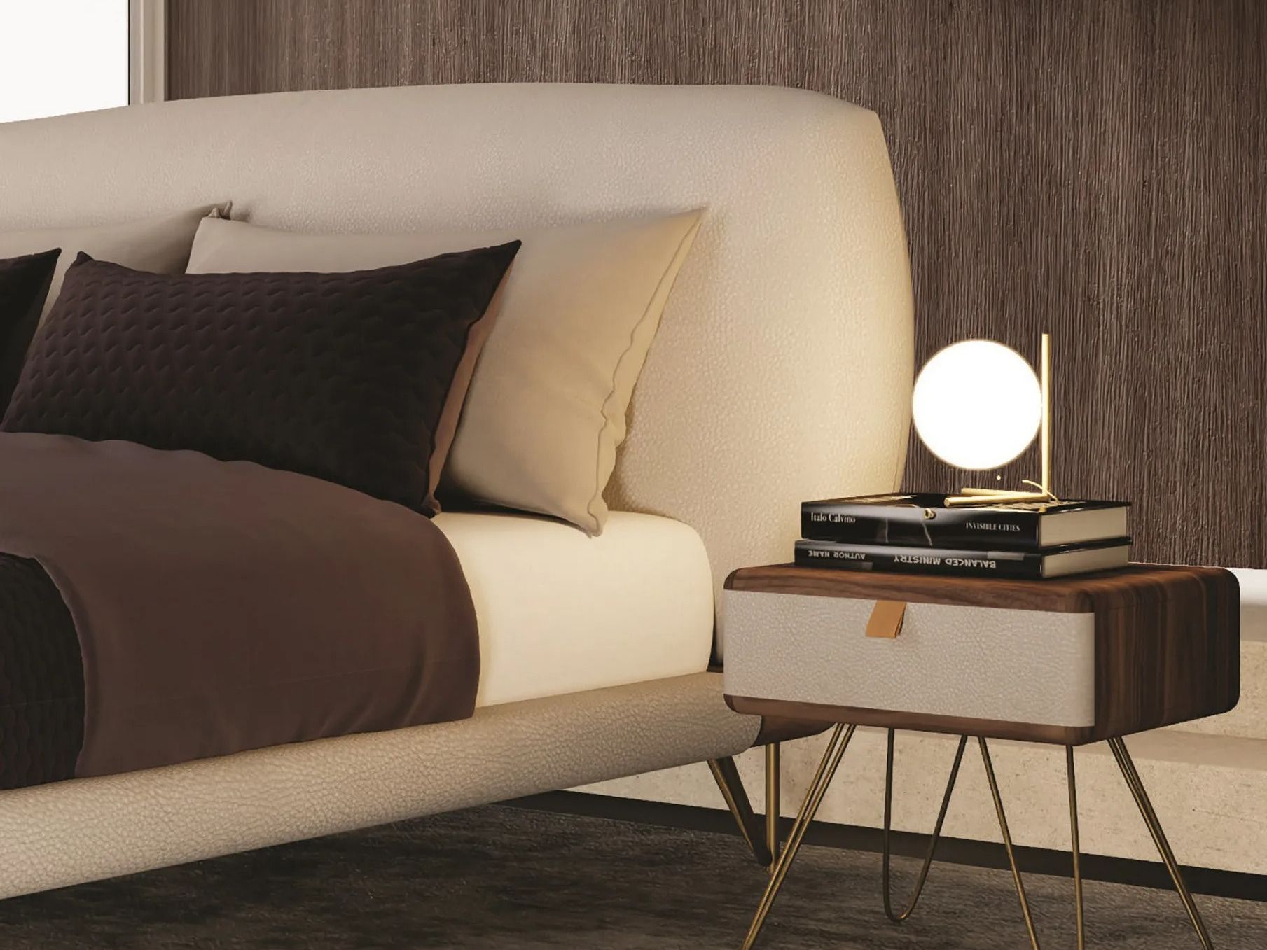 Двуспальная кровать с мягкой тканью CASA +39 ENCORE Italia ARCH-00123334 - Вид №7