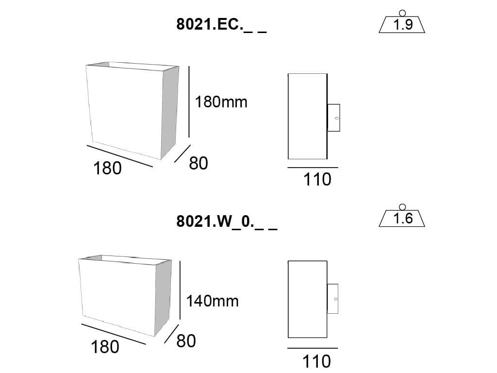 Алюминиевый светодиодный настенный светильник BEL-LIGHTING ARCH-00041869 - Вид №4