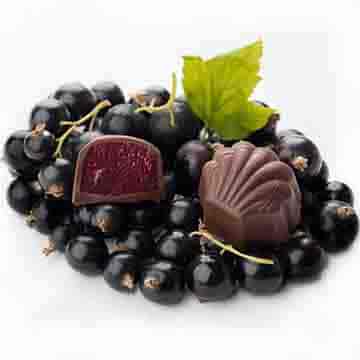 Конфеты Черная смородина в темном шоколаде CACAOJET Santreyd 34452 - Вид №1