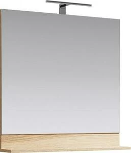 Фостер Панель с зеркалом и светильником, цвет дуб сонома, FOS0208DS