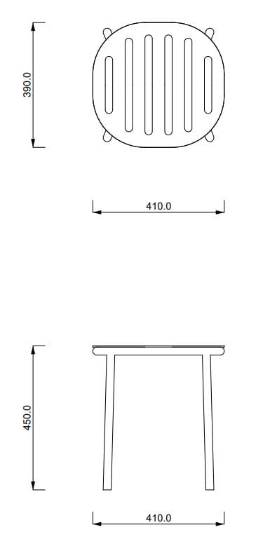 Алюминиевый низкий садовый стул с порошковым покрытием Joyf пустыня ARCH-00095006 - Вид №6