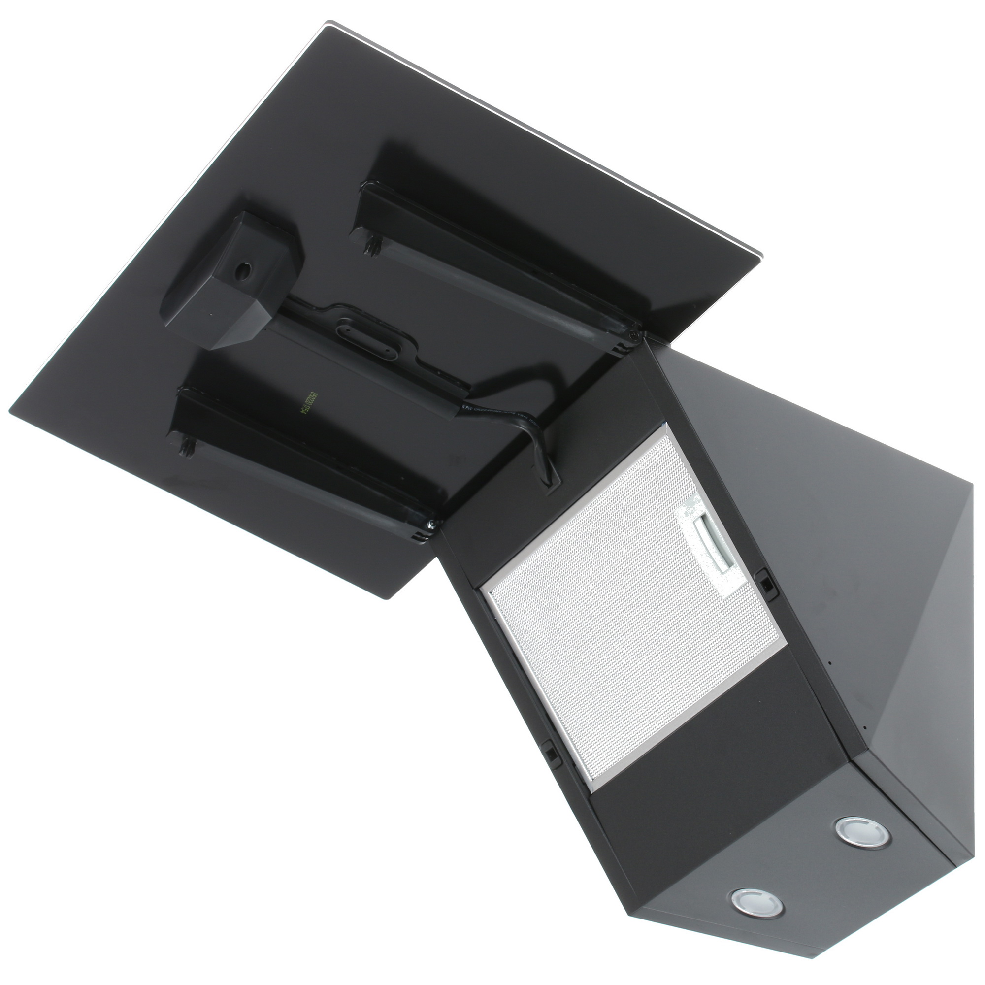 1611852 Вытяжка наклонная KRONA GABRIELE 600 black PB черный STDN-0048627 - Вид №2