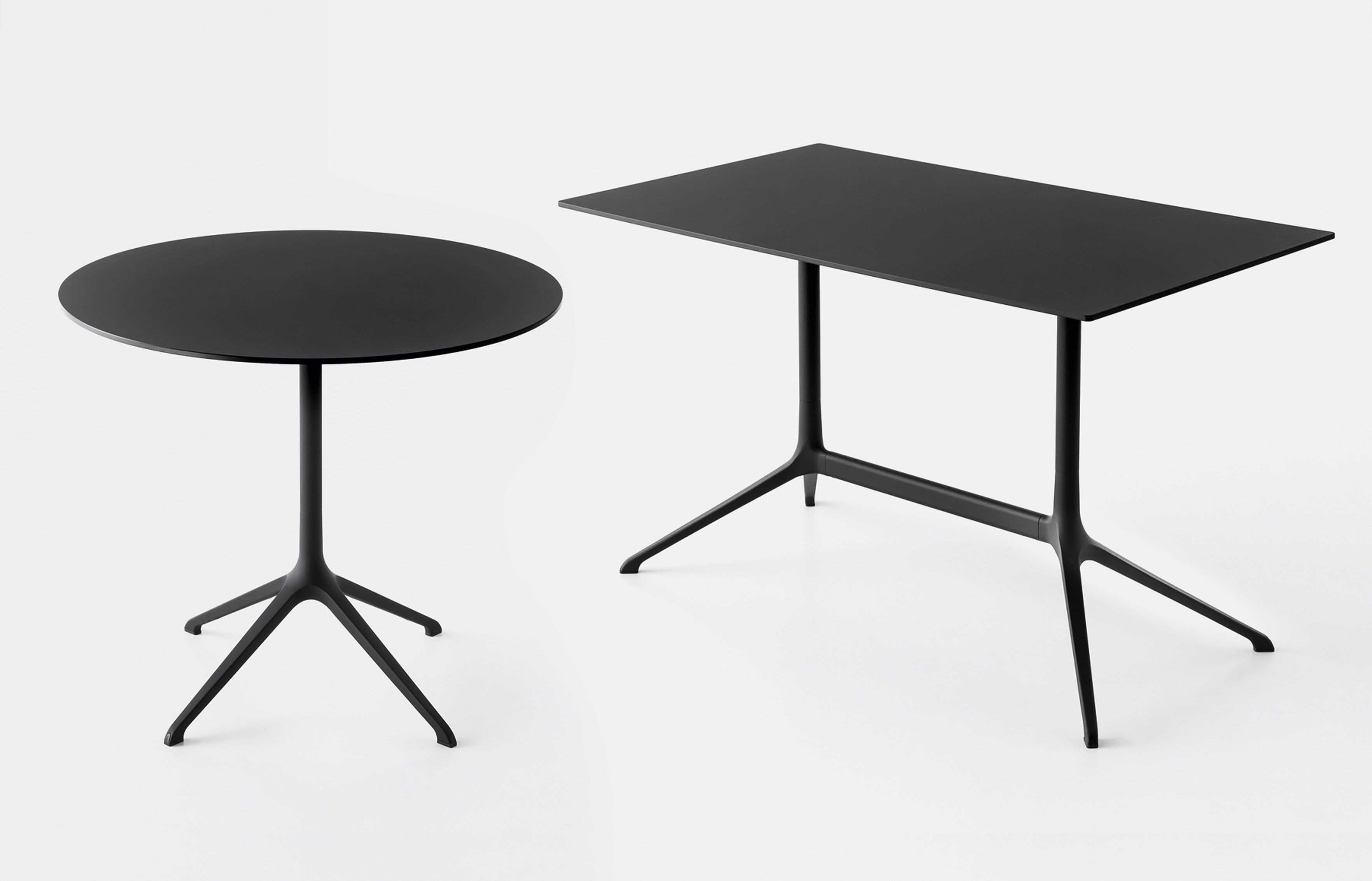 Прямоугольный стол с откидным верхом из литого алюминия Kristalia ARCH-00096698 - Вид №8