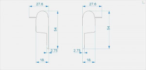 Заглушка Deko-Light End Cap R-EL-03-10 Set 2 pcs 979710