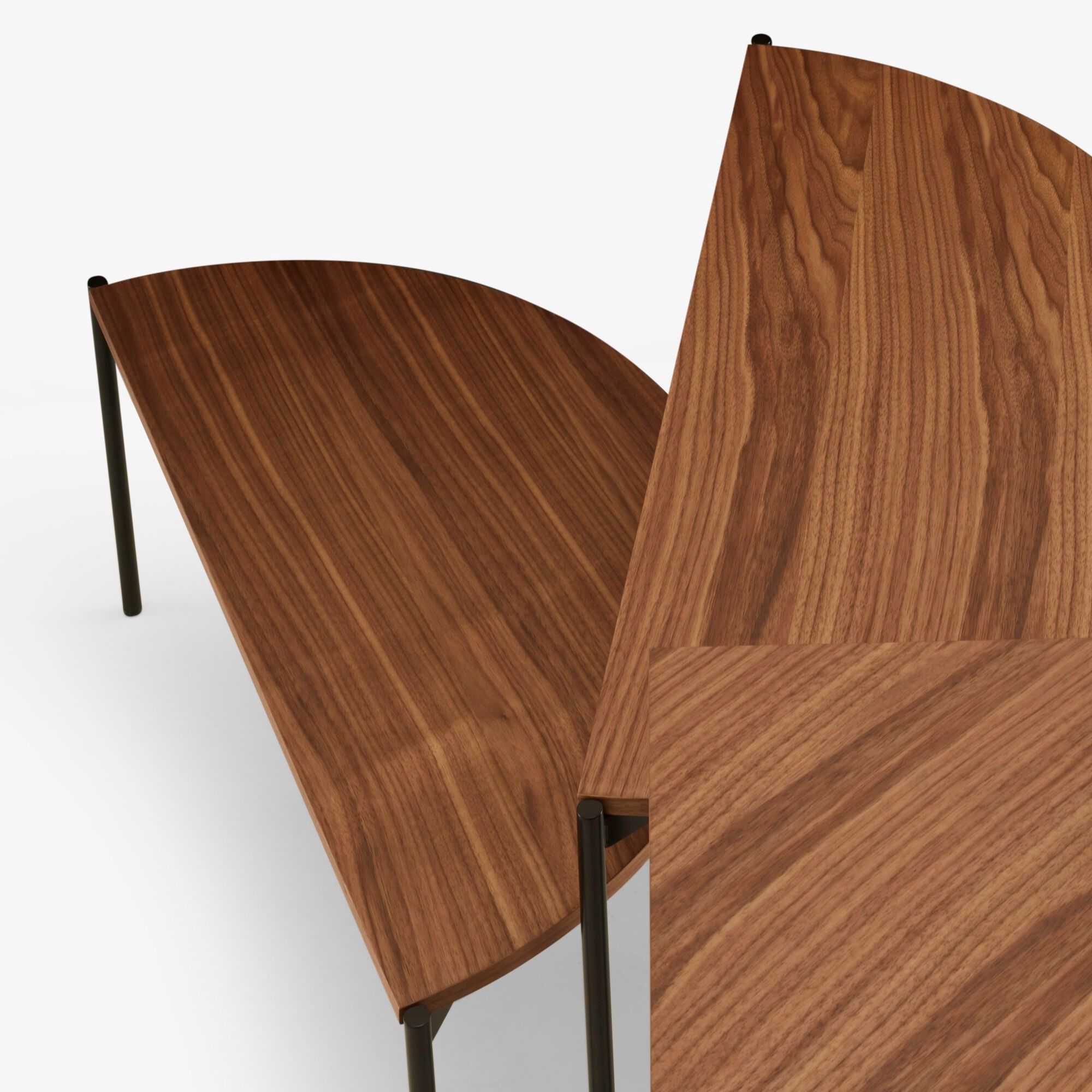 Журнальный столик из грецкого ореха Ligne Roset QUADRAN ARCH-00147052 - Вид №2