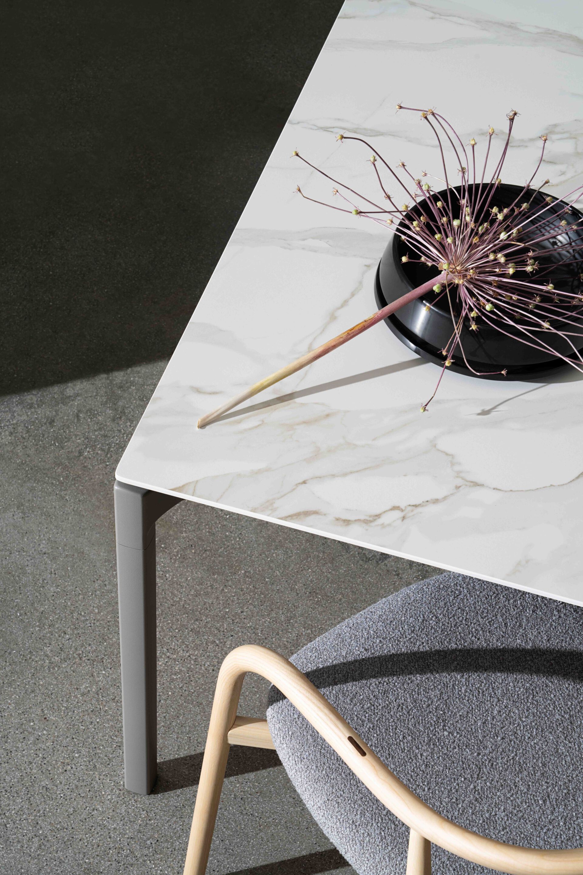 Керамический квадратный стол Sovet Italia Bone ARCH-00107812 - Вид №1