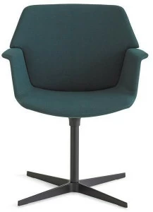 Lapalma Вращающееся кресло из ткани с 4 спицами Uno S233