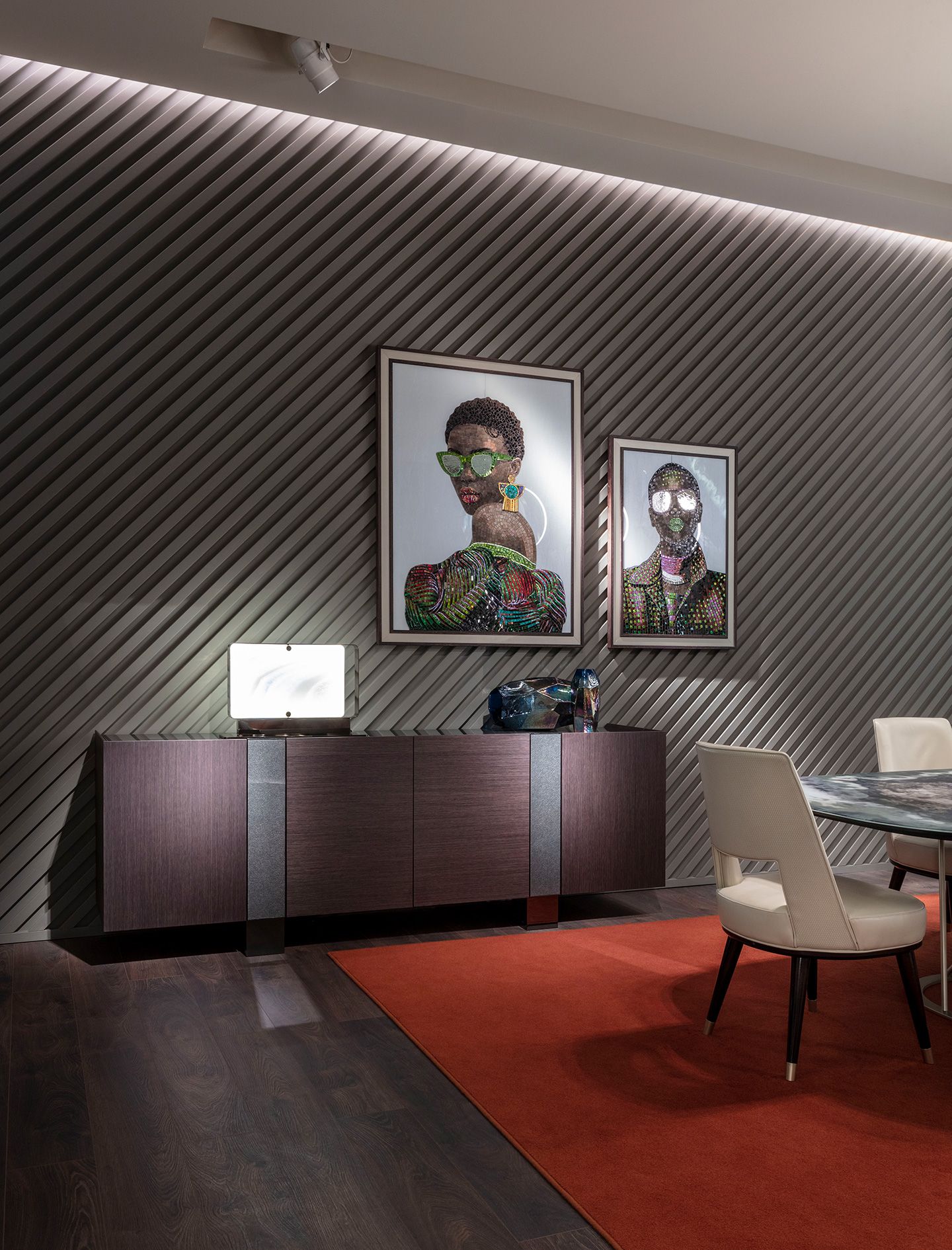 Стеклянный шкаф со встроенным освещением Sicis Garret ARCH-00004003 - Вид №1