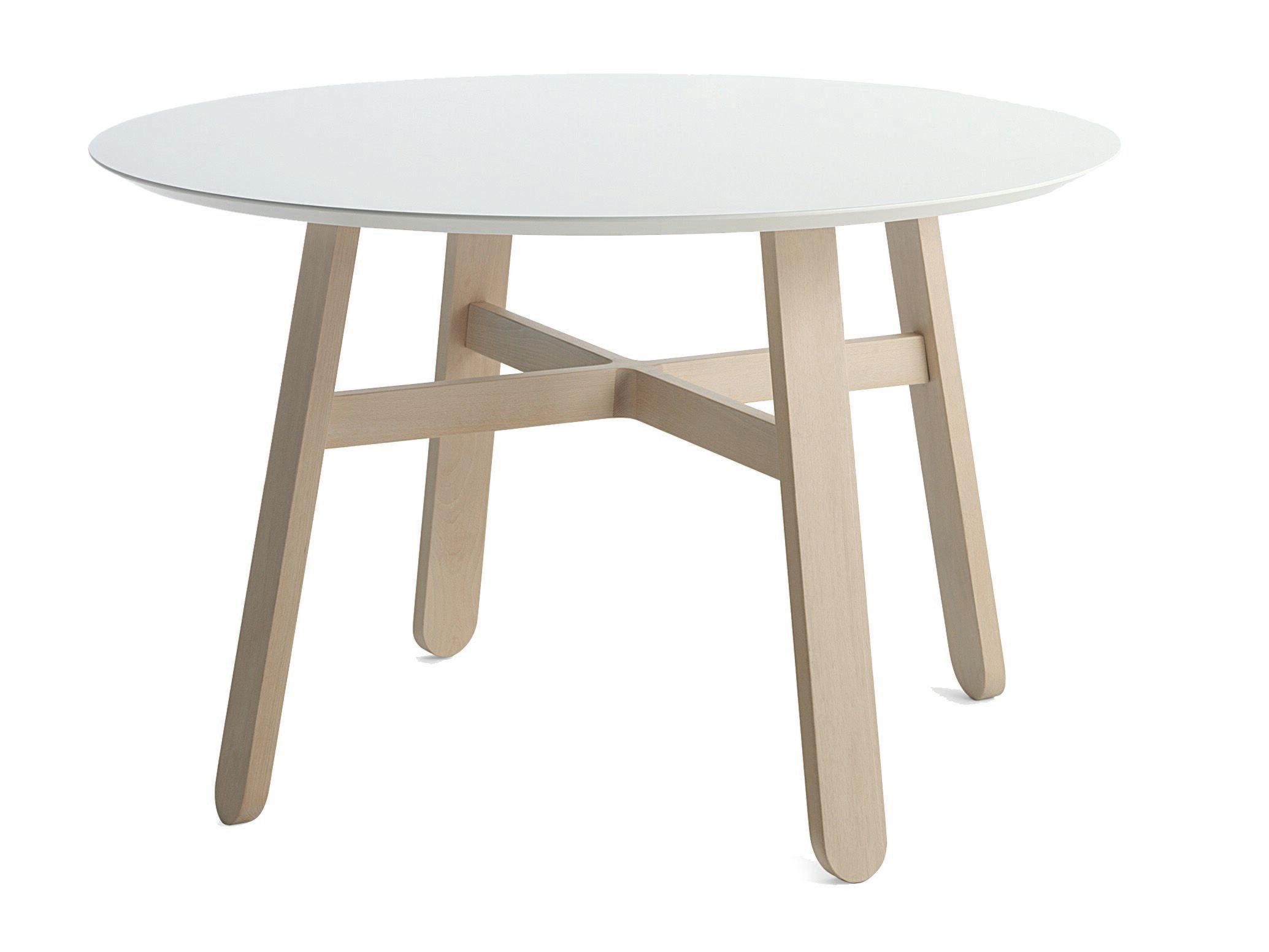 Круглый стол из бука Billiani круассан ARCH-00153350