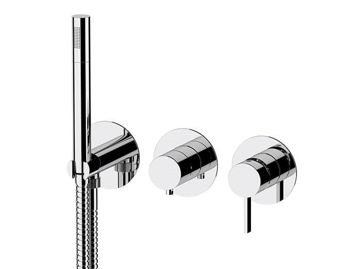 Настенный встраиваемый набор для ванны с ручным душем Remer Rubinetterie Метрика ARCH-00122746 - Вид №1