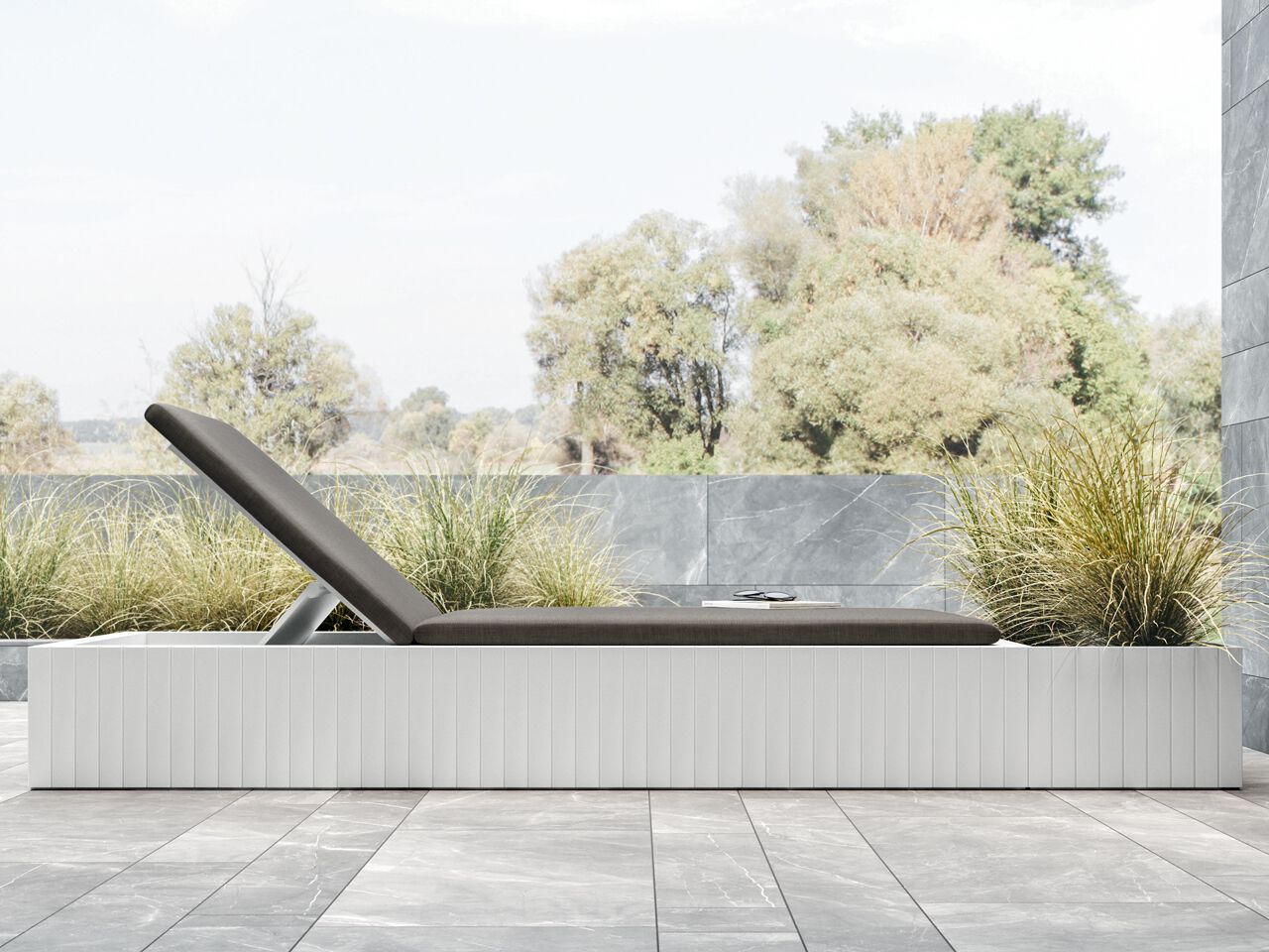 Садовая кровать в Corian® Rexa уникальный открытый ARCH-00098417 - Вид №1