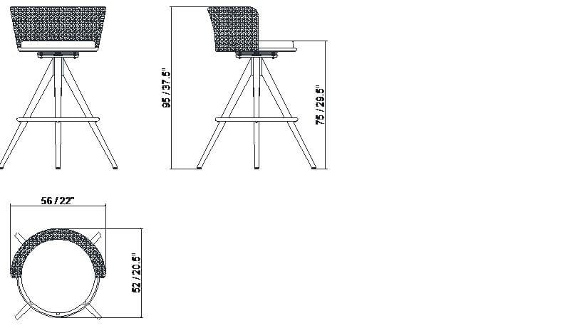 Табурет MAMAGREEN Daisy ARCH-00143952 - Вид №3