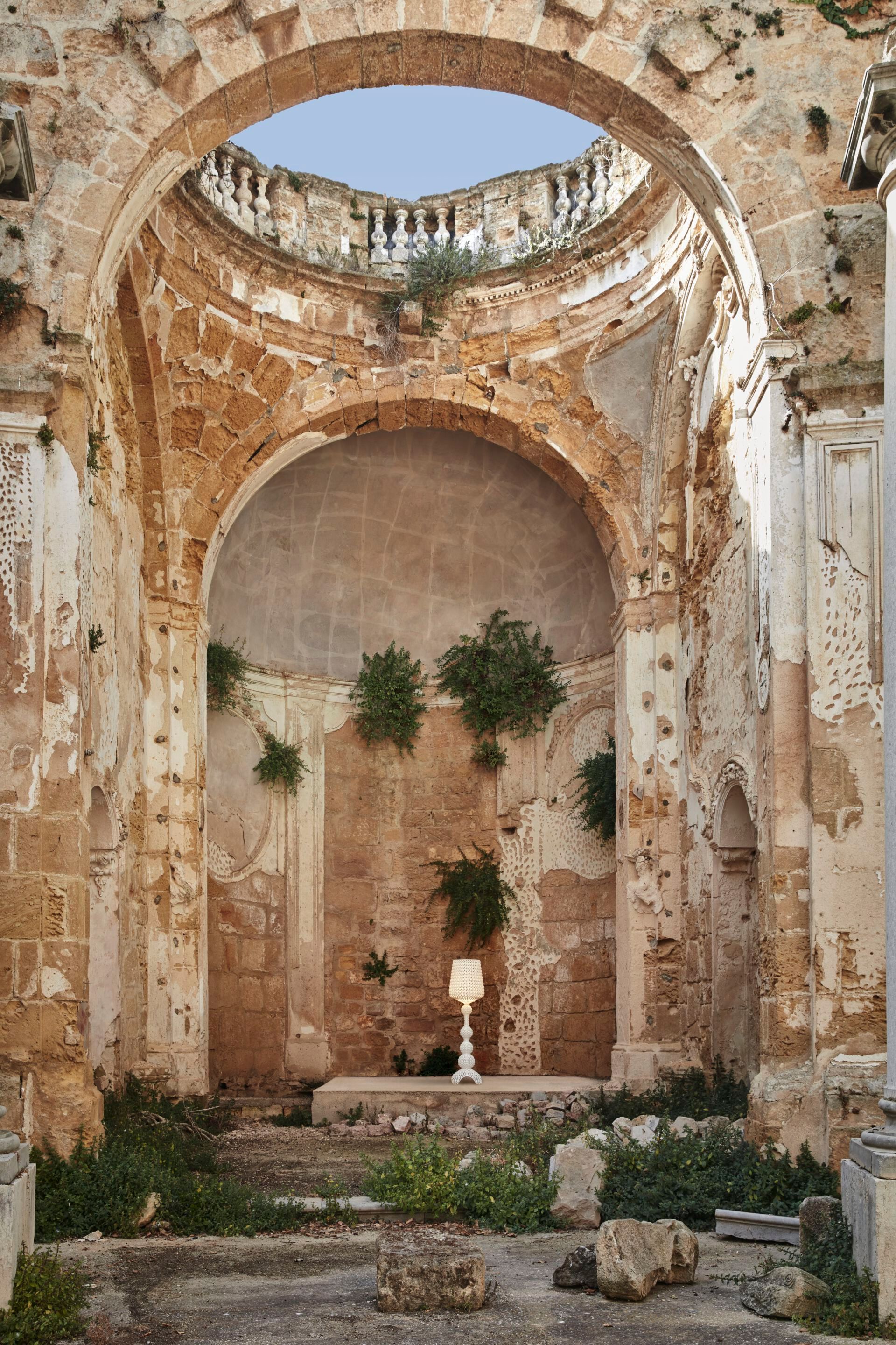 Светодиодный напольный светильник из инженерного пластика с диммером Kartell Кабуки ARCH-00027879 - Вид №23