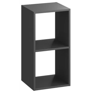 Стеллаж SPACEO KUB 2К, 36х70х31,7 см, цвет графит