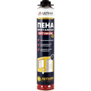 Пена монтажная профессиональная Ultima Optimum 65, 800 мл