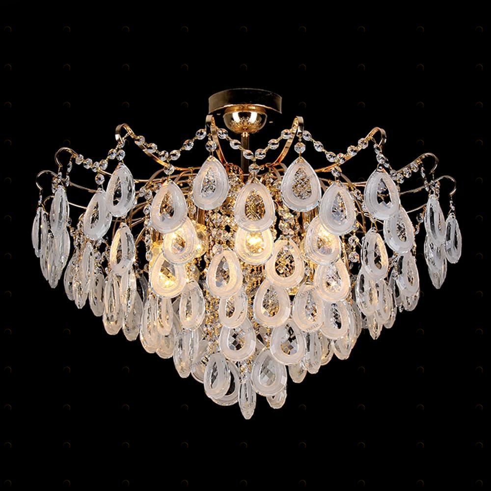 Потолочная люстра Wedo Light Дилия 70546.01.01.10 WEDO LIGHT ДИЗАЙНЕРСКИЕ, ДИЛИЯ 00-3888473 Золото;прозрачный 