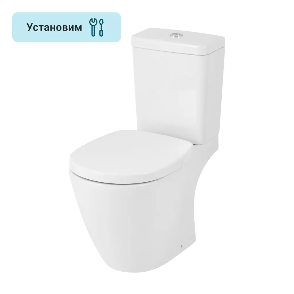 Унитаз-компакт Ideal Standard Connect горизонтальный выпуск двойной слив STLM-2019899