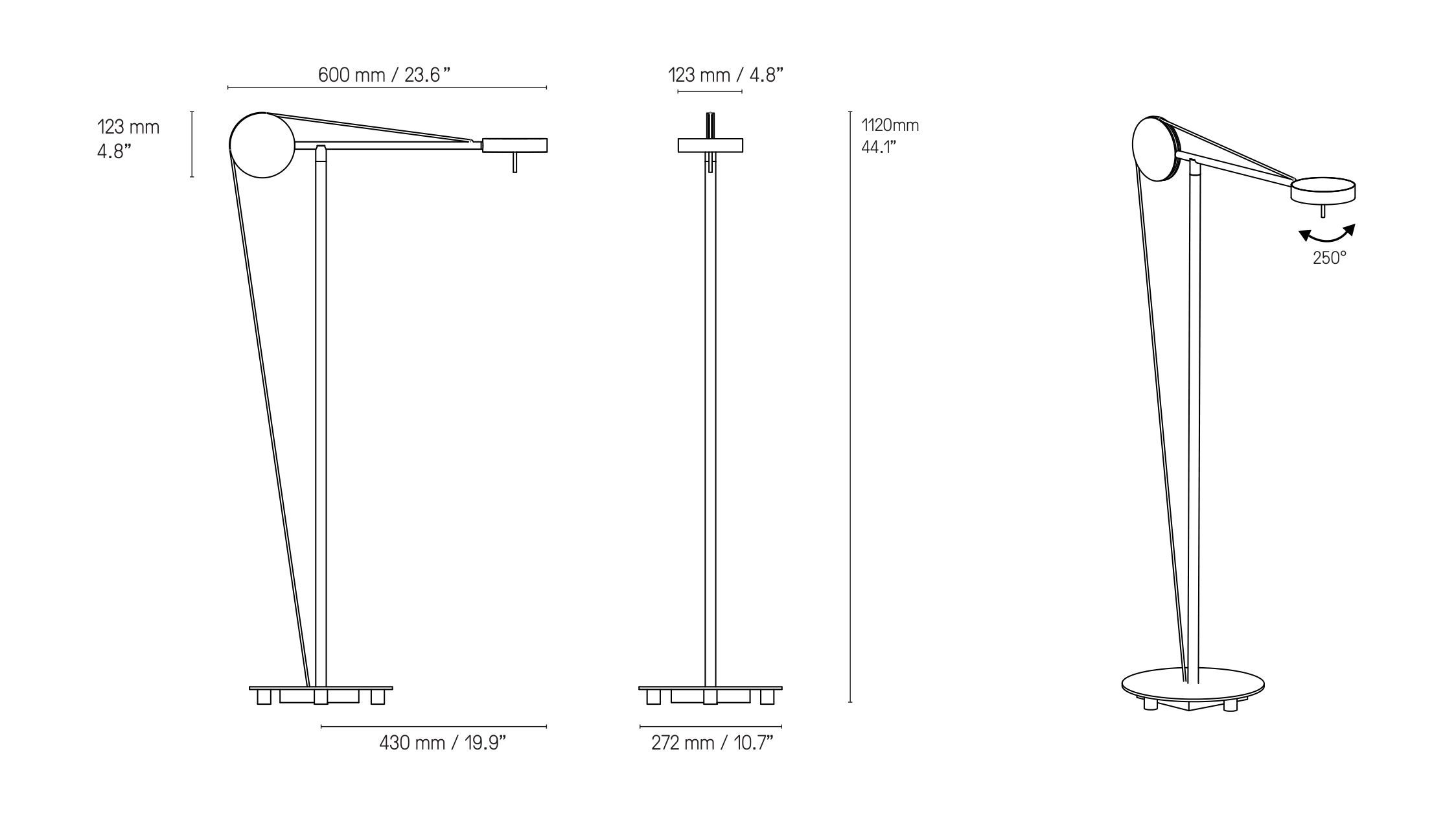 Латунный светодиодный светильник для чтения CVL Luminaires Cercle &amp ARCH-00018050 - Вид №1