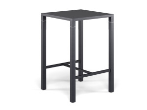 Высокий квадратный стальной стол