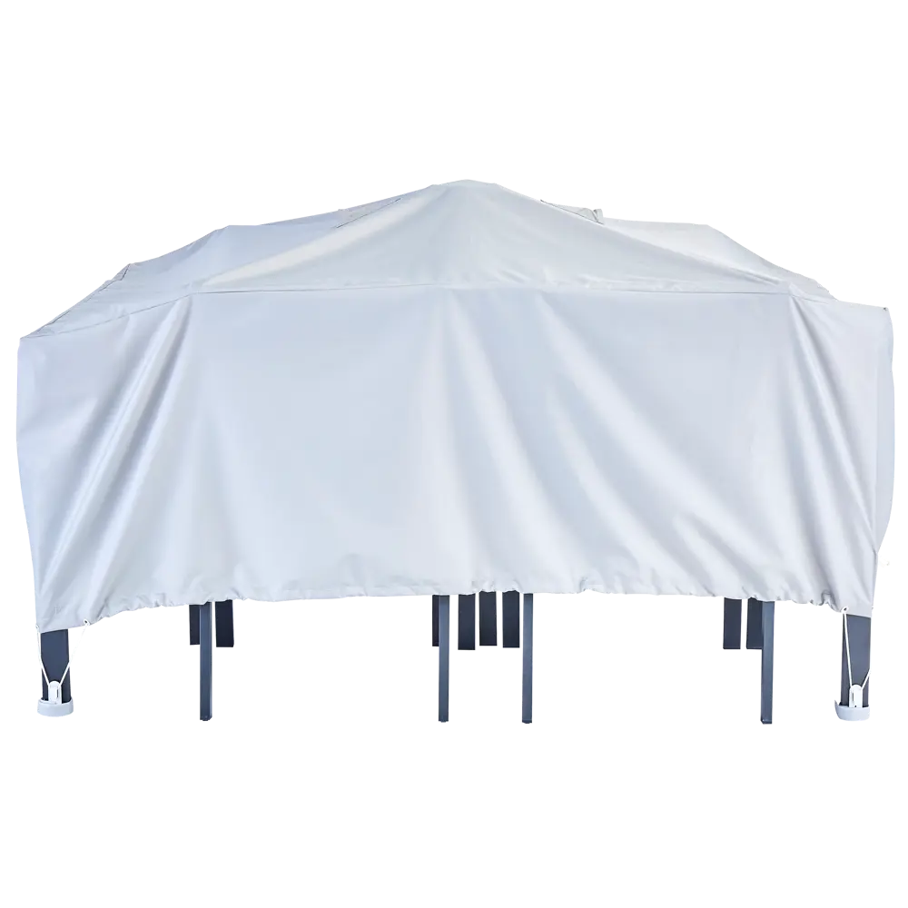 Защитный чехол для стола Naterial 170x60x110 см полиэстер светло-серый STLM-2113142 - Вид №1