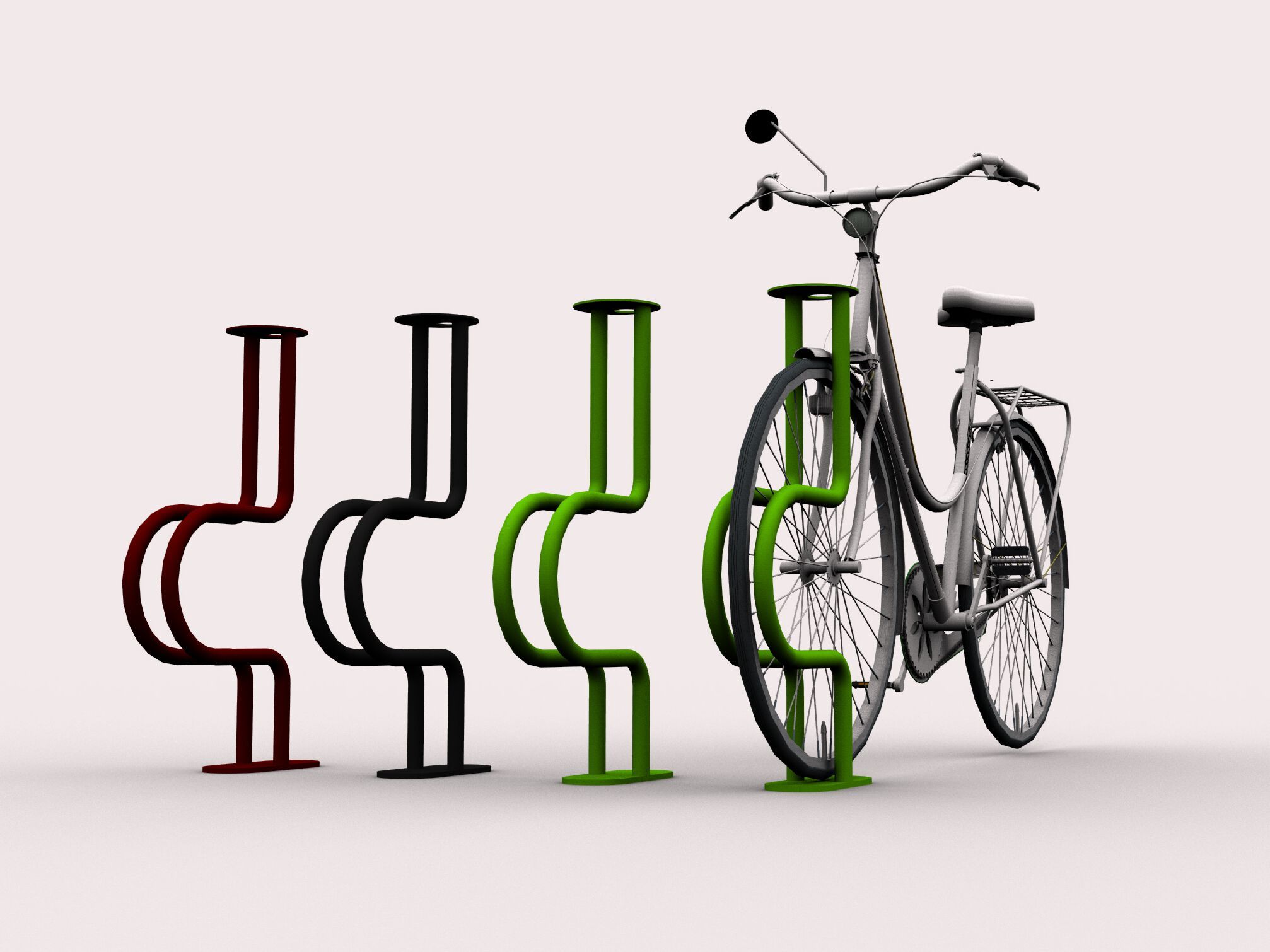 Стальная стойка для велосипедов CITYSì CURVE ARCH-00070536