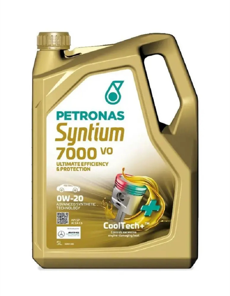 91673322 Моторное масло Petronas Syntium 7000 VO синтетическое 0W20 4/5лAPI SP ILSAC GF-6A ACEA C6 STLM-0957005