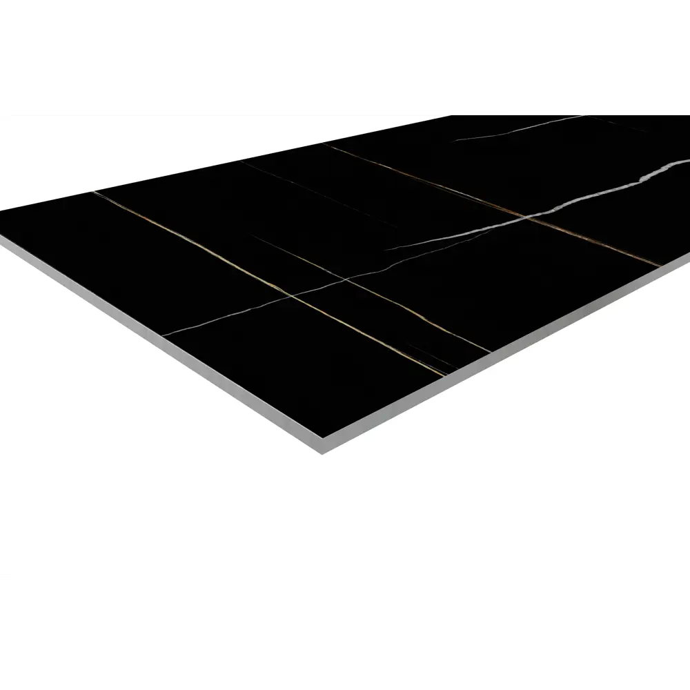 Стеновая панель Alumoart Sahara Noir Cord 48.1.4 60x0.4x300 см алюминий цвет черный камень STLM-2077890 - Вид №1