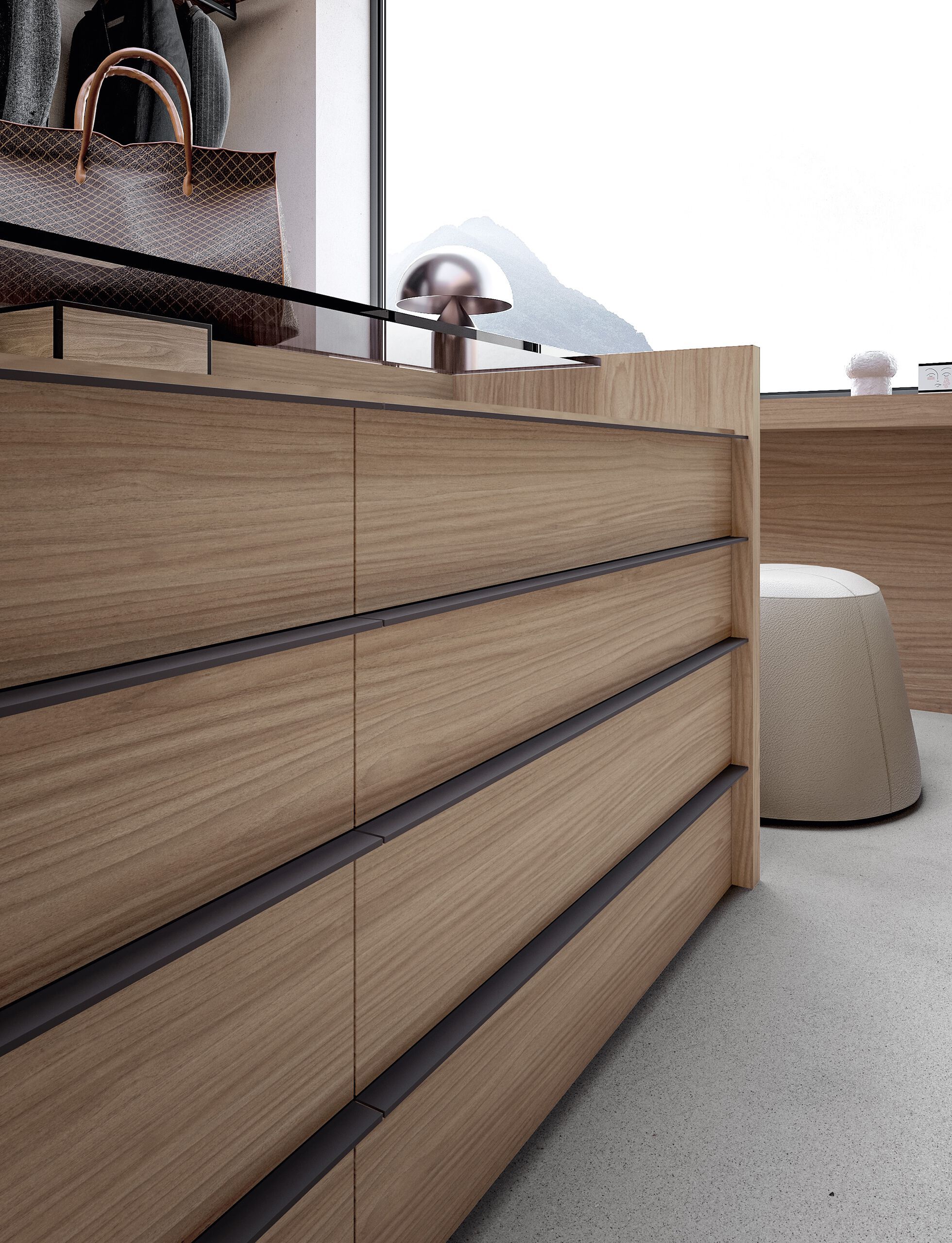 Деревянная секционная гардеробная Adok ателье ARCH-00118439 - Вид №6