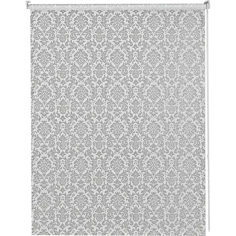 Штора рулонная Legrand Дамаск 70x175 см цвет серый DOMLEGRAND STLM-2122832