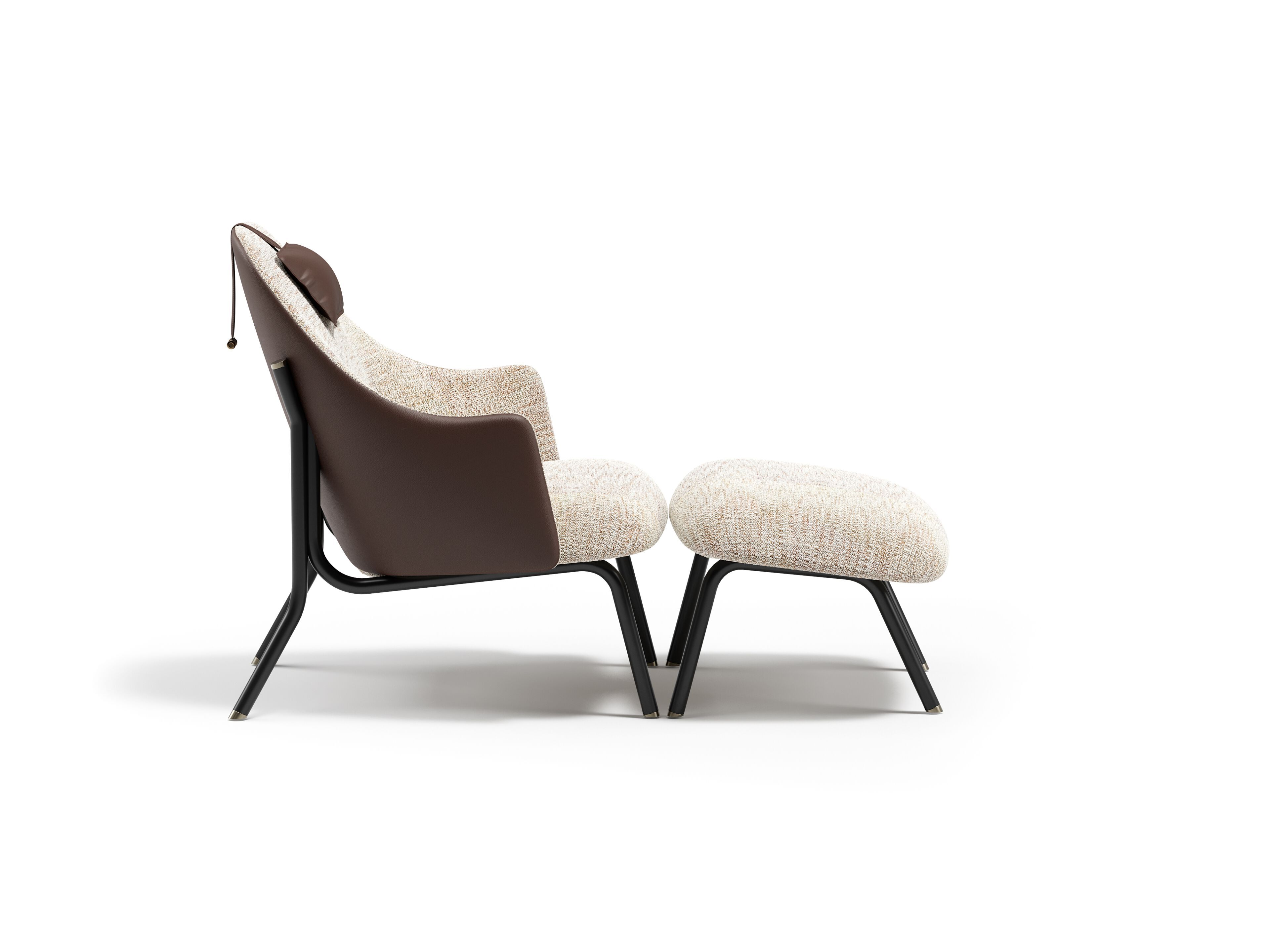 Тканевая мягкая подставка для ног Capital Collection Adele ARCH-00096120 - Вид №1