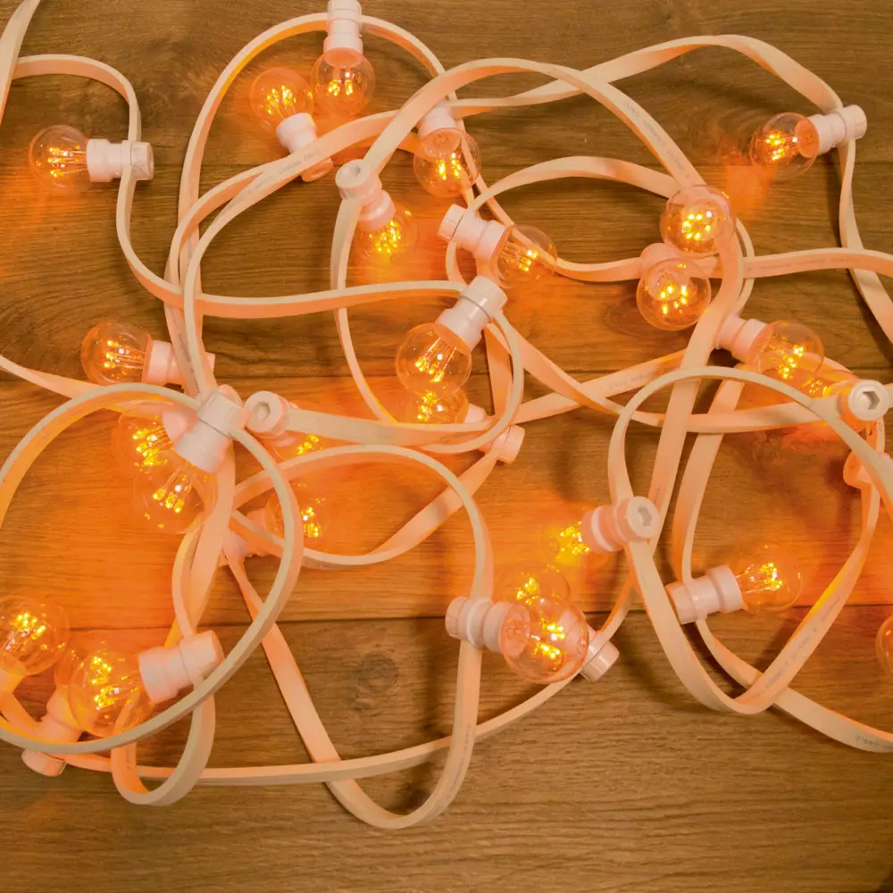 Гирлянда белт-лайт из лампочек Neon-Night Belt Light 10 м 30 ламп IP65 цвет желтый Santreyd STLM-2194293