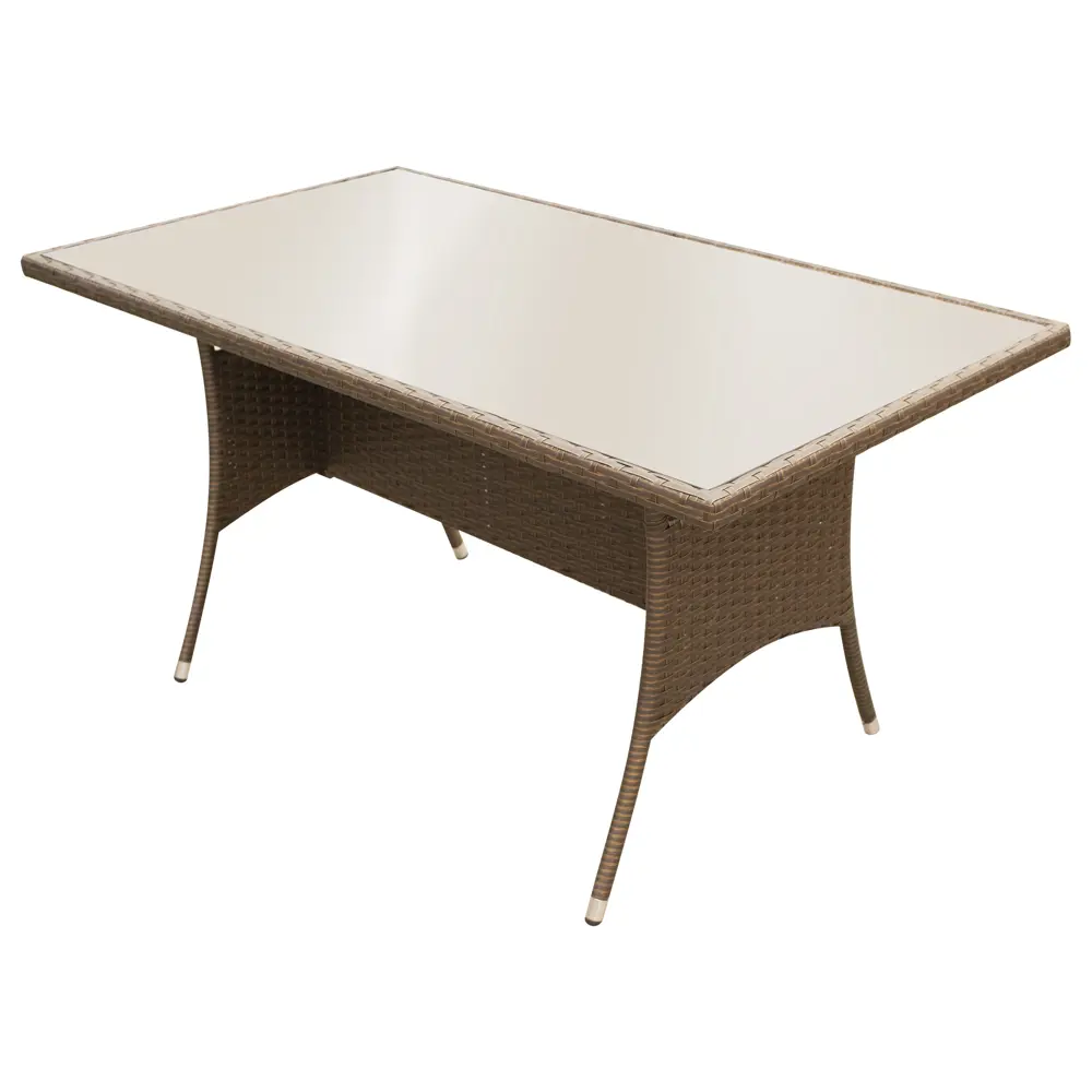 Стол садовый 80x140 см, полиротанг 16227322 STLM-2115466 Santreyd 