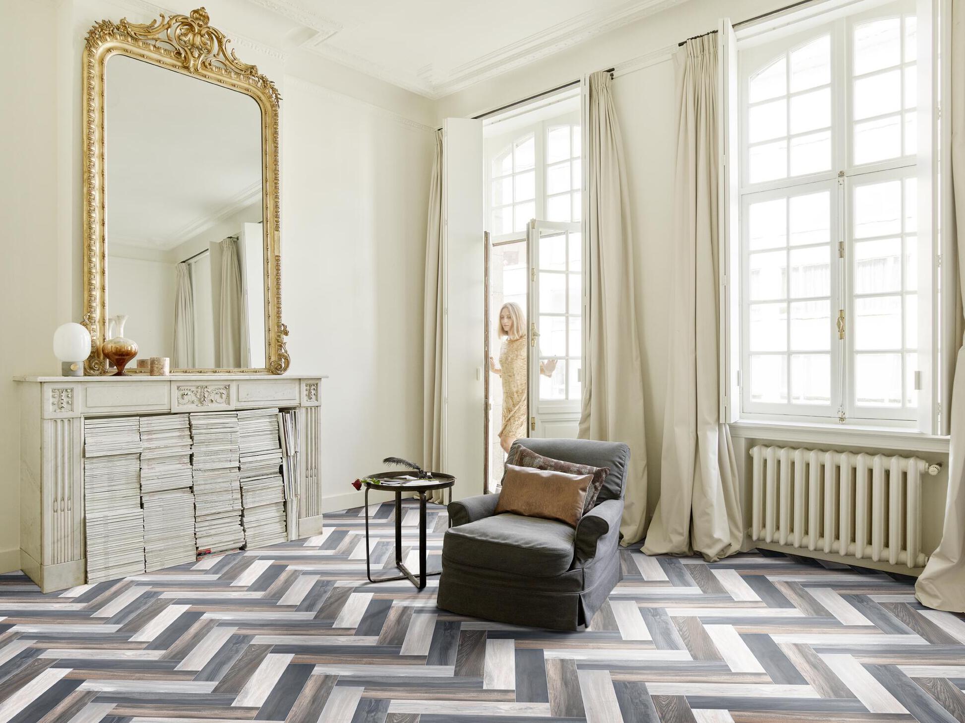 Нескользящий виниловый пол с эффектом дерева BEAUFLOR Turbo ARCH-00071155 - Вид №1