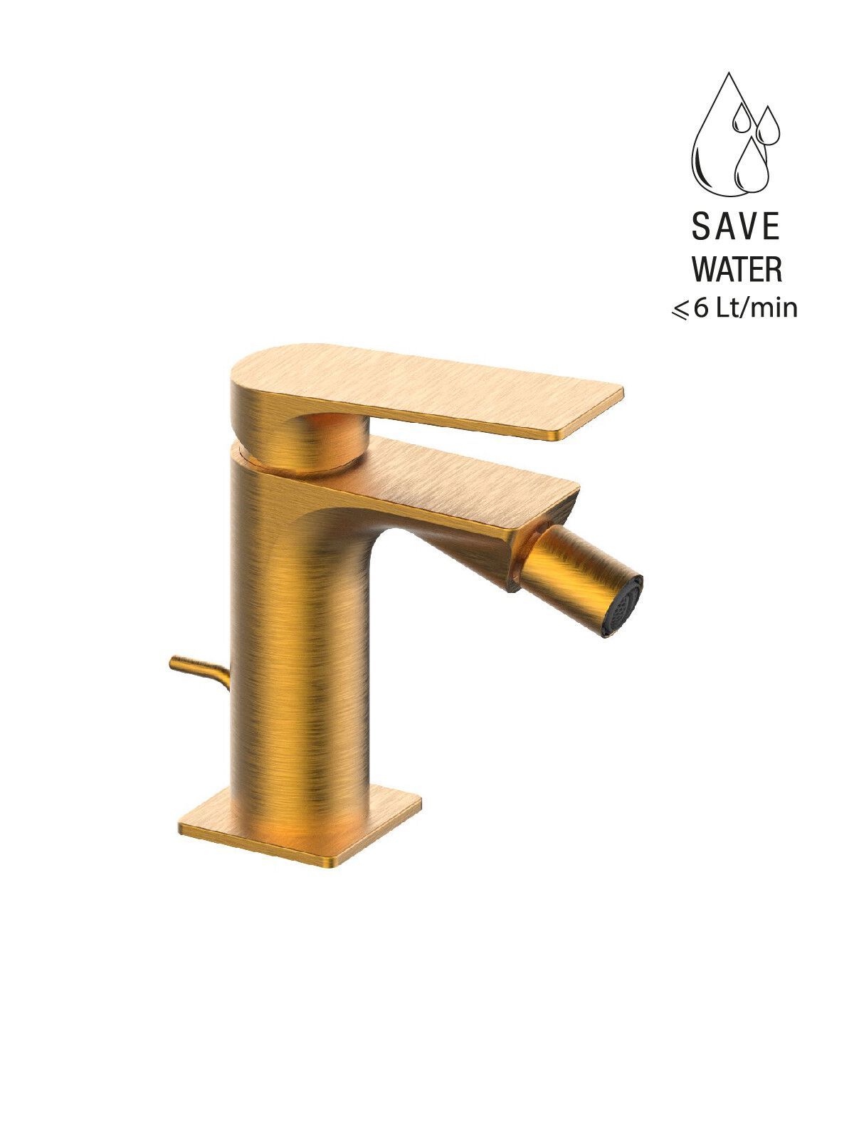 Однорычажный смеситель для биде с автоматическим сливом Rubinetterie Frattini Нарцисс ARCH-00132326 - Вид №8