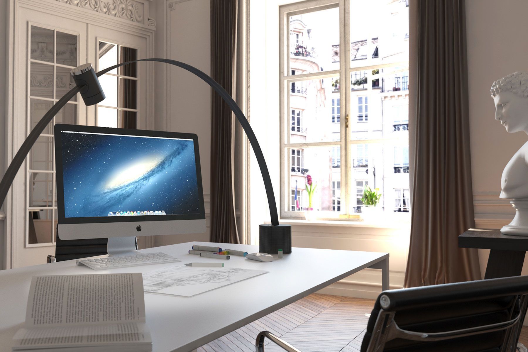 Регулируемая светодиодная настольная лампа Concepticon ELIO ARCH-00072161 - Вид №2