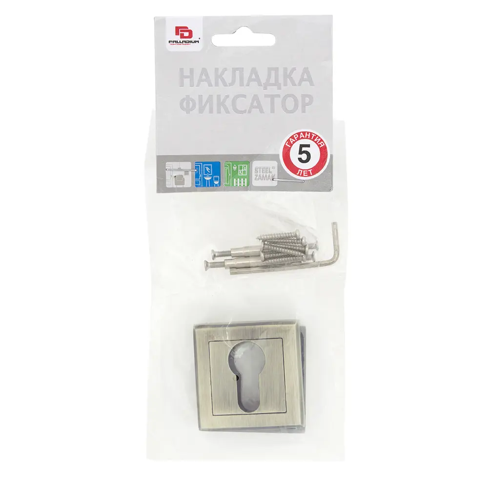 Накладка на цилиндр Z 2 ET AB цвет бронза 2 шт PALLADIUM STLM-2143032 - Вид №1