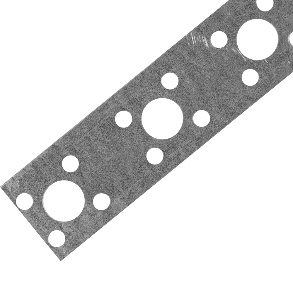 Перфорированная лента прямая LP 20x0.5 5 м оцинкованная сталь цвет серебро Santreyd STLM-2133059 - Вид №1