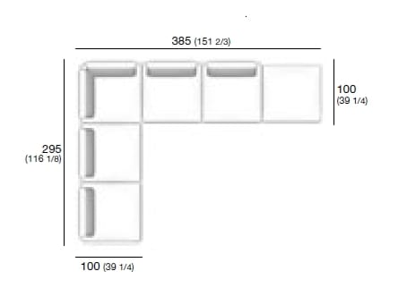 Угловой садовый диван Batyline® на 5 мест RODA ARCH-00095242 - Вид №14