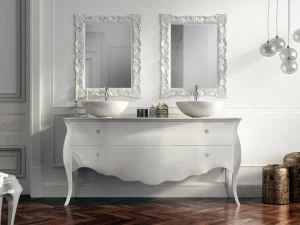 LASA IDEA Двойной лакированный туалетный столик в классическом стиле Bellagio