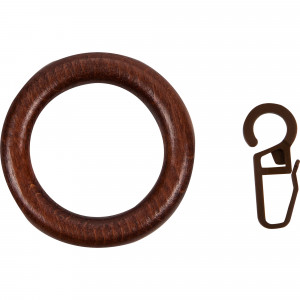 13469158 Кольцо с крючком цвет темная вишня