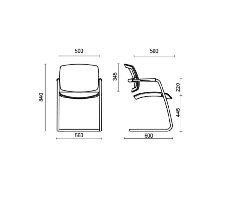 Консольный стул с подлокотниками Sitland PK ARCH-00140736 - Вид №10