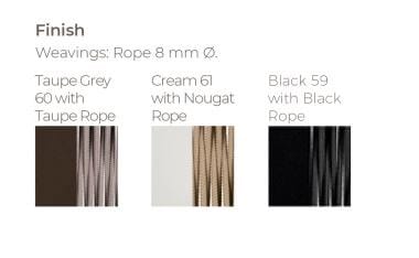 Штабелируемый садовый стул со встроенной подушкой POINT Weave ARCH-00016805 - Вид №2